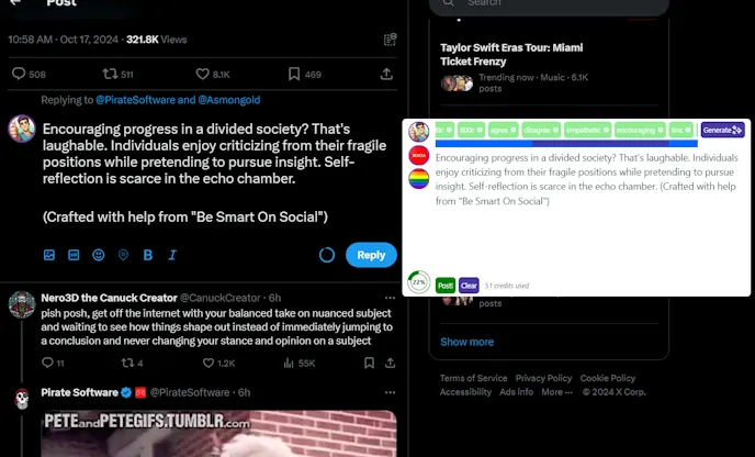 Be Smart on Social IA Similar a Humana